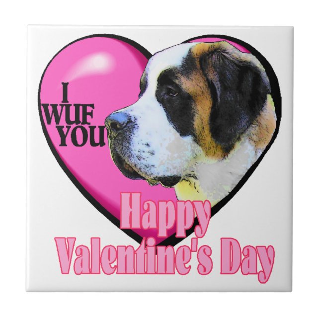 Carreau Saint Bernard Saint Valentin (Devant)
