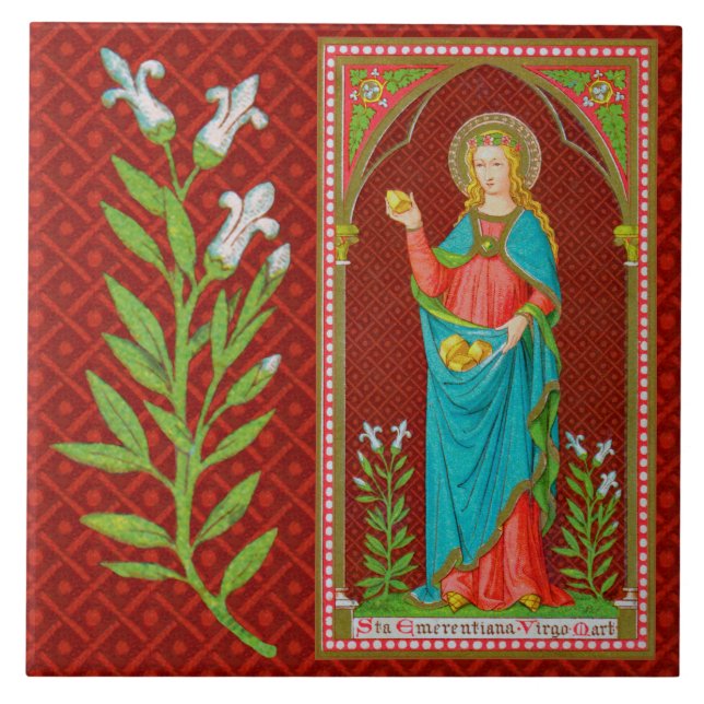 Carreau Saint Émerentiana de Rome (SAU 36) (Devant)