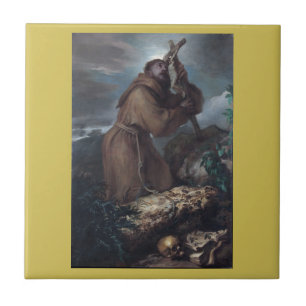 Carreau Saint François en Ecstacy 1650 il Gretto Castigli