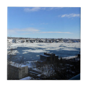 Carreau Saint-Laurent en hiver, Québec, Canada
