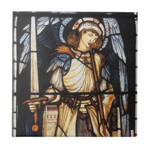 Carreau Saint Michael par Sir Edward Coley Burne-Jones