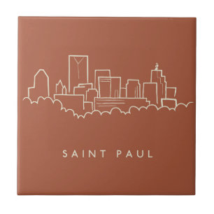 Carreau Saint Paul, horizon du Minnesota