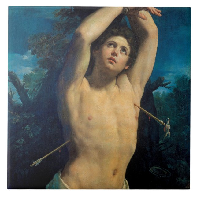 Carreau Saint-Sébastien (Saint-Sébastien), Guido Reni (Devant)