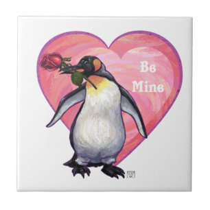 Carreau Saint-Valentin Penguin