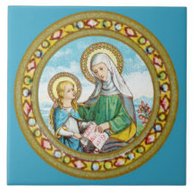 Sainte-Anne néogothique et Marie jeune (SAU 29)