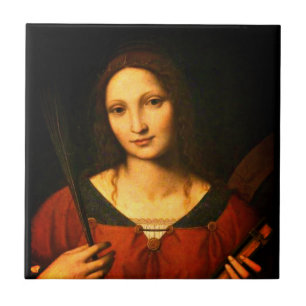 Carreau Sainte Catherine d'Alexandrie (Bernardino Luini)
