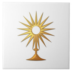 Carreau Sainte Eucharistie de la Monstrance d'or