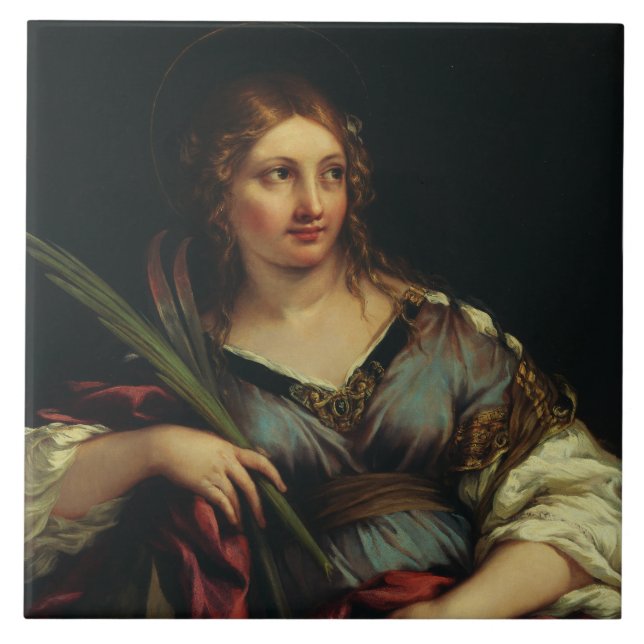 Carreau Sainte Martina de Rome par Pietro Berrettini (Devant)