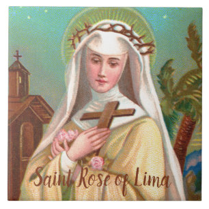 Carreau Sainte Rose de Lima la nuit (M 024)
