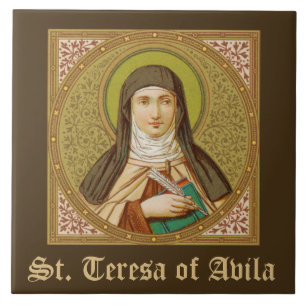 Carreau Sainte Thérèse d'Avila (SNV 27) (Image carrée)