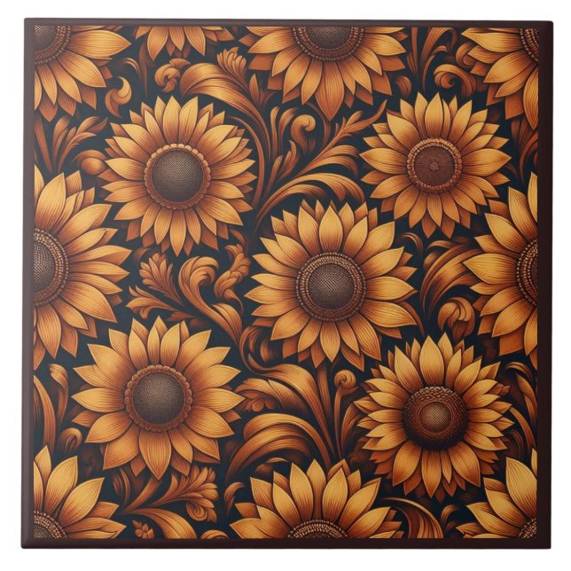 Carreau Saison des Tournesols (Devant)
