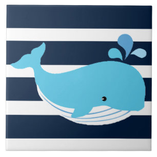 Carreau Salle de bain Carrelage en céramique - Baleine ble