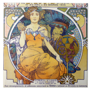 Carreau Salon Saint-Louis, Mucha
