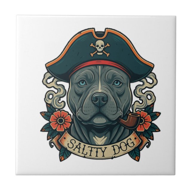 Carreau Salty Dog Pitbull (Devant)