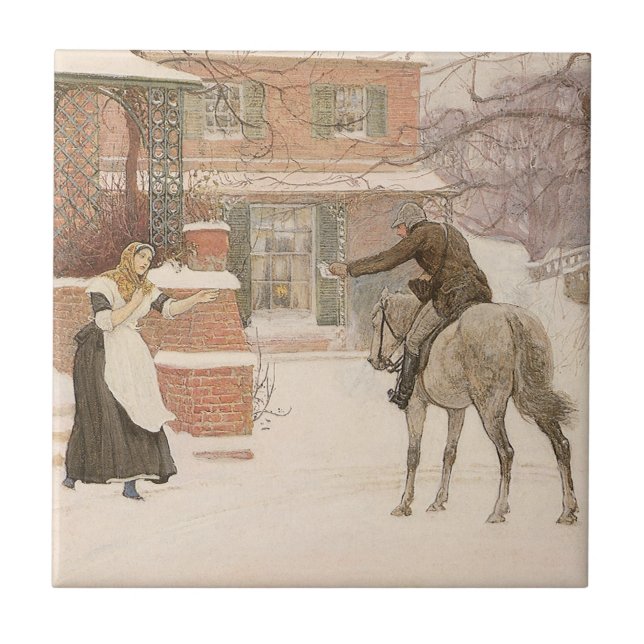 Carreau Saluer le facteur par Robert Walker Macbeth (Devant)