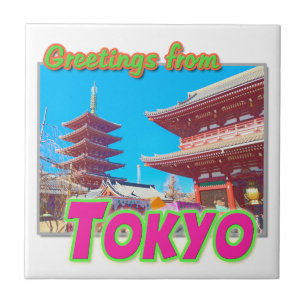 Carreau "Salutations de Tokyo"