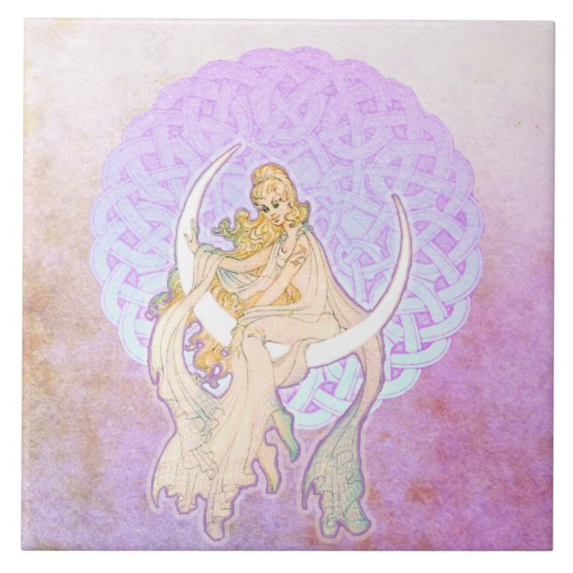 Carreau Samhain Salutations Lunaire Déesse Carrelage céram (Devant)