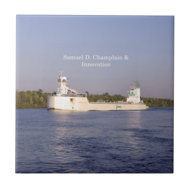 Carreau Samuel D. Champlain & Tuile d'innovation (Devant)