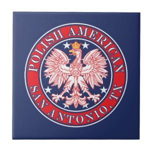 Carreau San Antonia Texas Polonais Américain Aigle