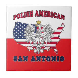Carreau San Antonio Texas Polonais Américain