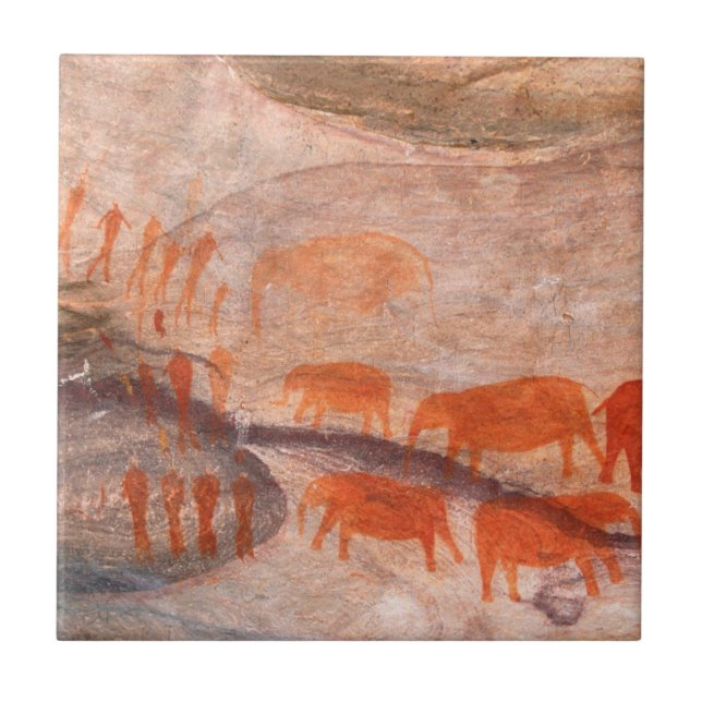 Carreau San, Art rupestre Bushman, Cederberg Wilderness (Devant)