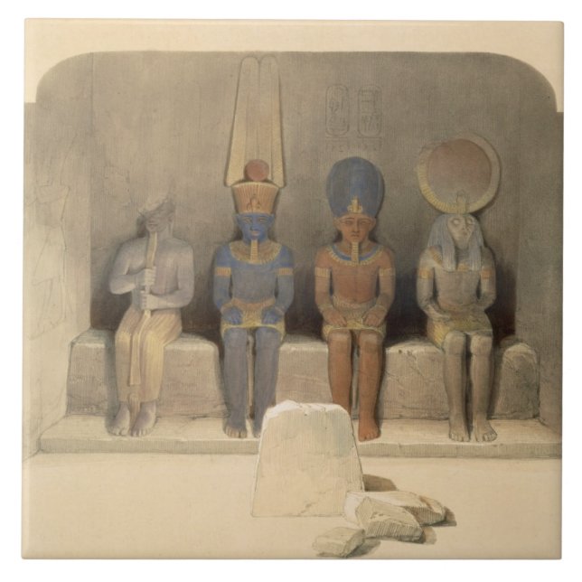 Carreau Sanctuaire du temple d'Abu Simbel, de "Egypte (Devant)