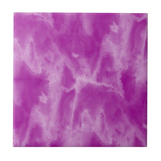 Carreau sans couture pourpre d'aquarelle de texture (Devant)