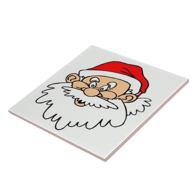CARREAU SANTA CLAUS FACE (Côté)
