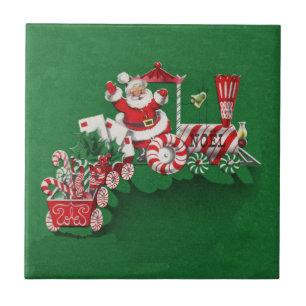 Carreau Santa Clause Candy Train