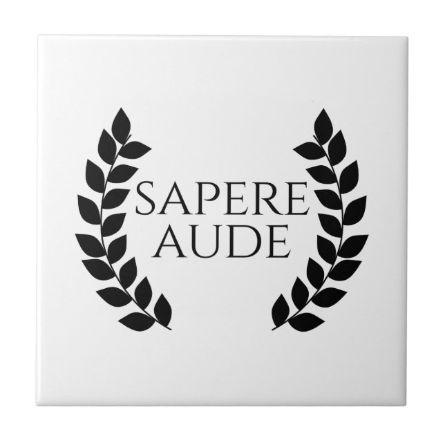 Carreau Sapere Aude (Devant)