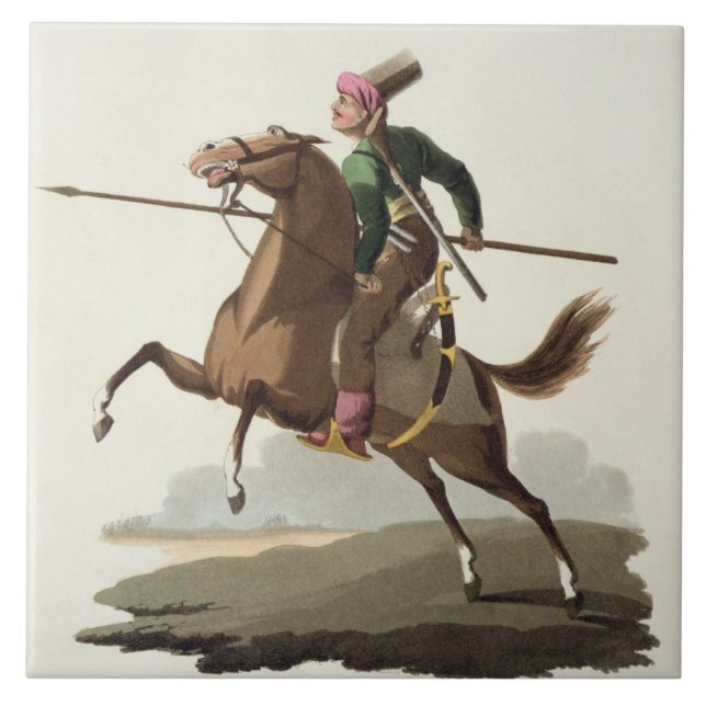 Carreau Saphir, des "costumes des diverses nations", Vo (Devant)