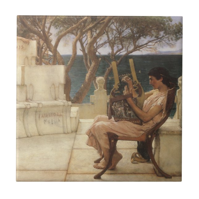 Carreau Sappho et Alcée par Sir Lawrence Alma Tadema (Devant)