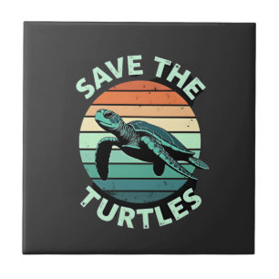 Carreau Sauver Les Tortues Animal Tortue Amateur D'animaux