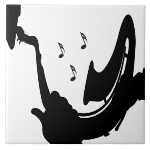 Carreau Saxophone surréaliste