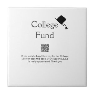 Carreau Scanne de fonds de collège QR ajouter des détails 