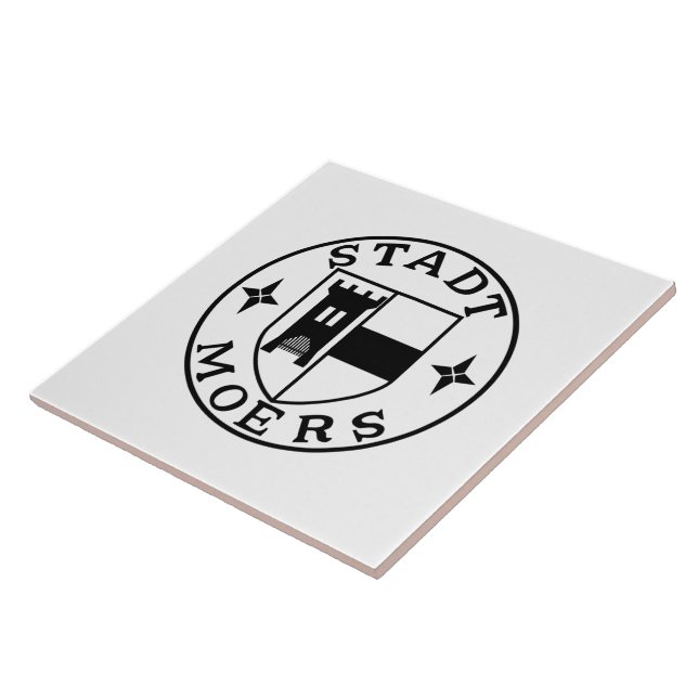 Carreau Sceau de la ville de Moers, Allemagne (Côté)