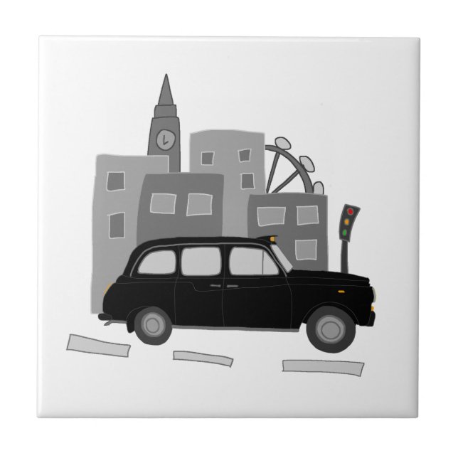 Carreau Scène de taxi (Devant)
