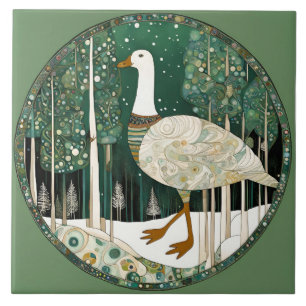 Carreau Scène d'hiver fantasque