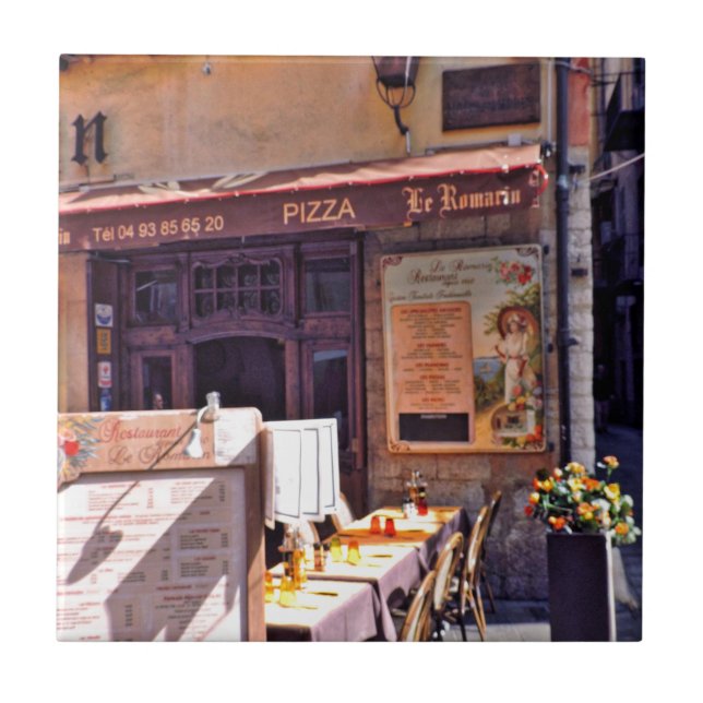 Carreau Scène française de café (Devant)