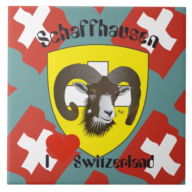 Carreau Schaffhouse - Suisse - Suisse - Svizzera Fliese (Devant)