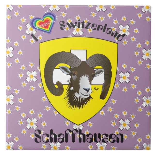 Carreau Schaffhouse - Suisse - Suisse - Svizzera Fliese (Devant)