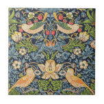 Carreau Schéma floral William Morris Strawberry Thief<br><div class="desc">Tuile en céramique à motifs floraux William Morris Strawberry Thief</div>