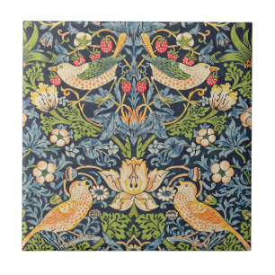 Carreau Schéma floral William Morris Strawberry Thief