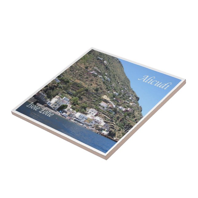 Carreau SCL051 ALICUDI, ÎLES ÉOLIENNES, Sicile, (Côté)
