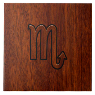 Carreau Scorpio Zodiac Connexion Mahogany Style Brown