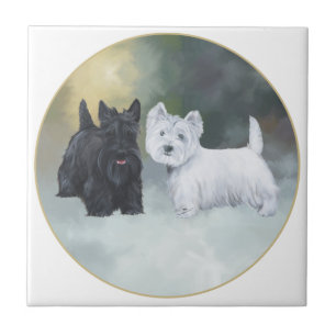 Carreau Scottie Westie Hiver