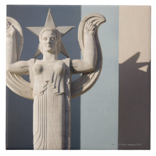 Carreau Sculpture en art déco à la foire d'état du Texas