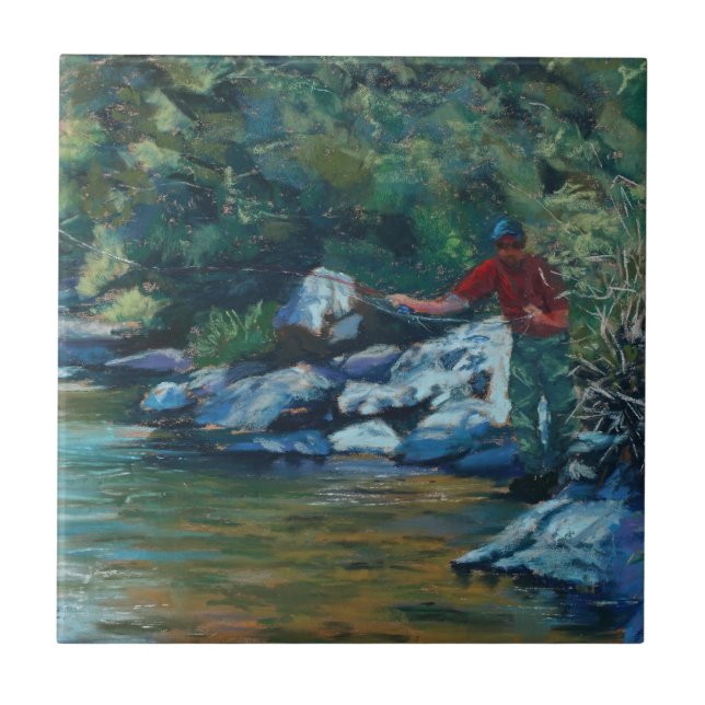 Carreau Se faufiler sur un arc-en-ciel (Devant)