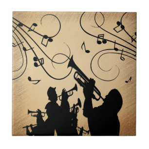 Carreau Section de trompettes Musique rustique