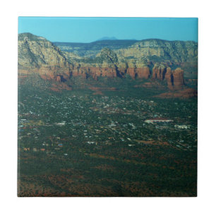 Carreau Sedona et Coffee Pot Rock vus d'en haut